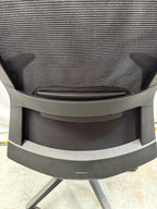Black Task Chair with Armrests
