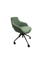 Green Armchair With Castors by Style