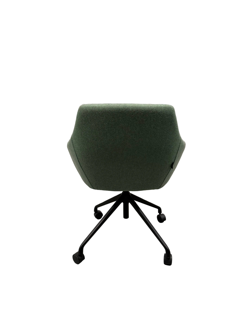 Green Armchair With Castors by Style
