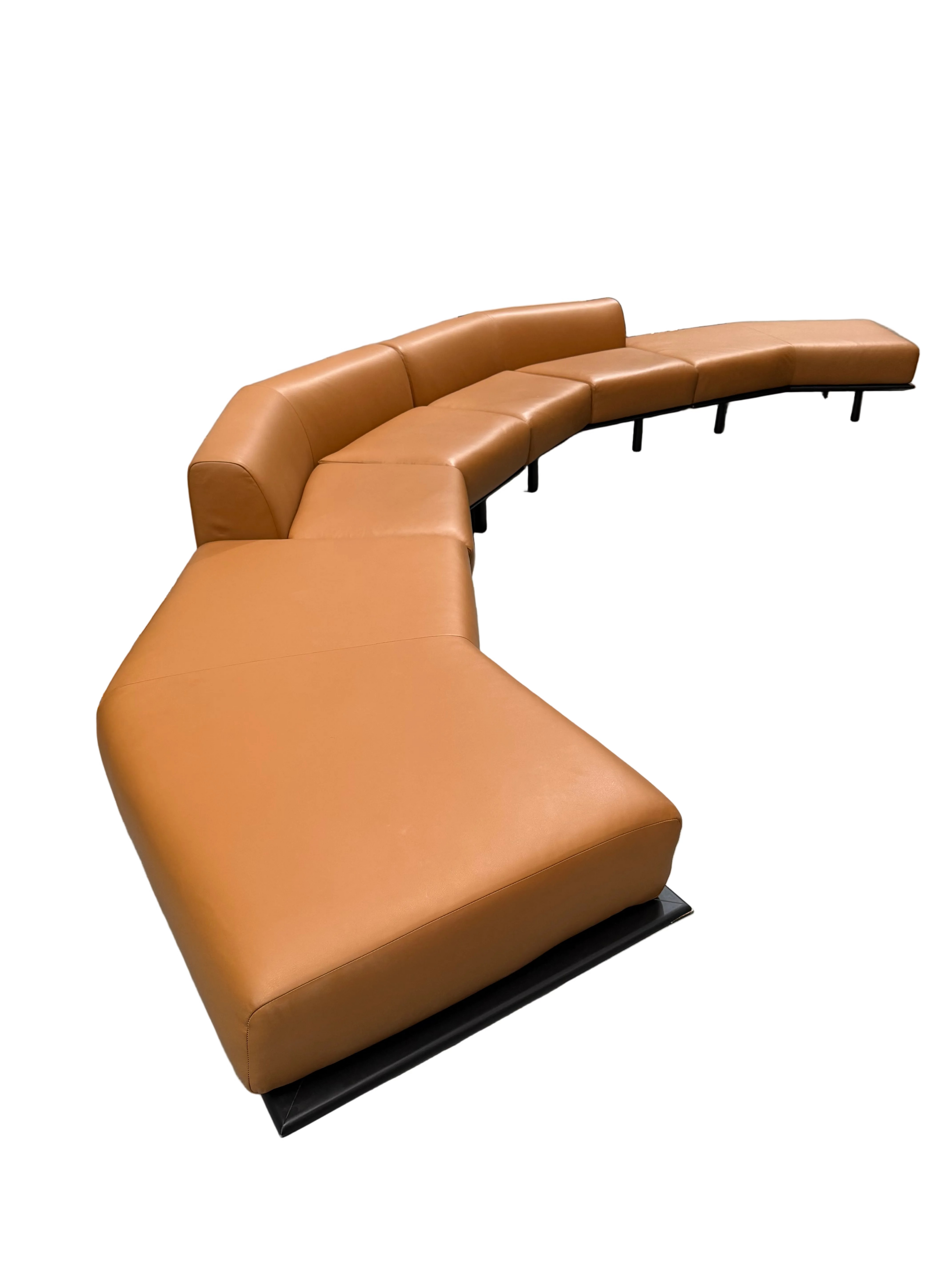 Platforma Modular Lounge by Zenith Tan Leather