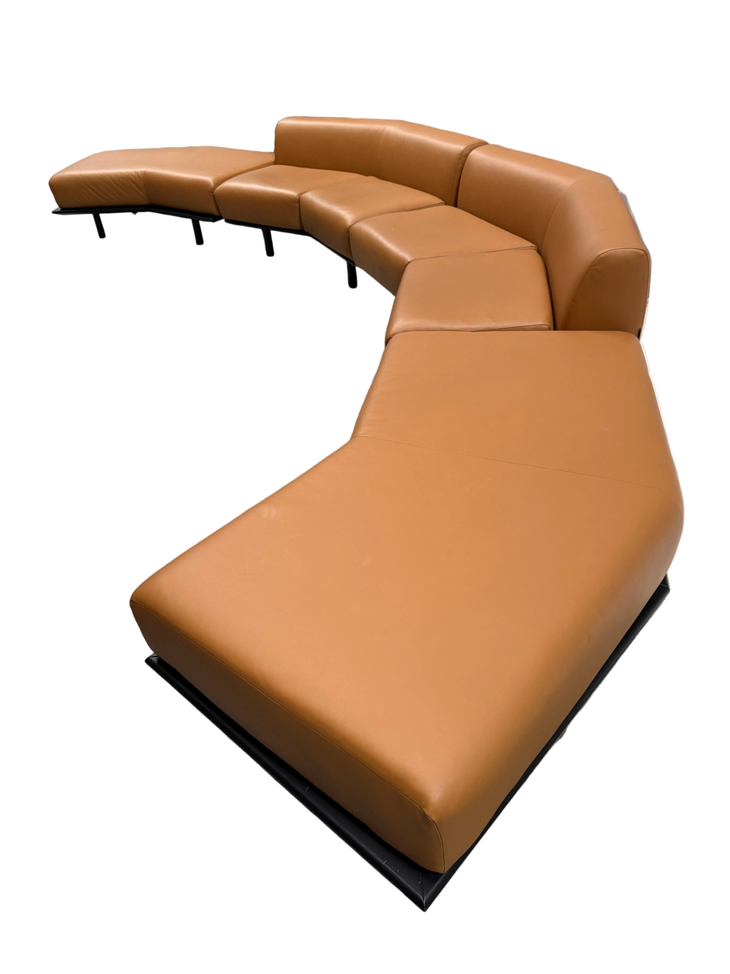 Platforma Modular Lounge by Zenith Tan Leather