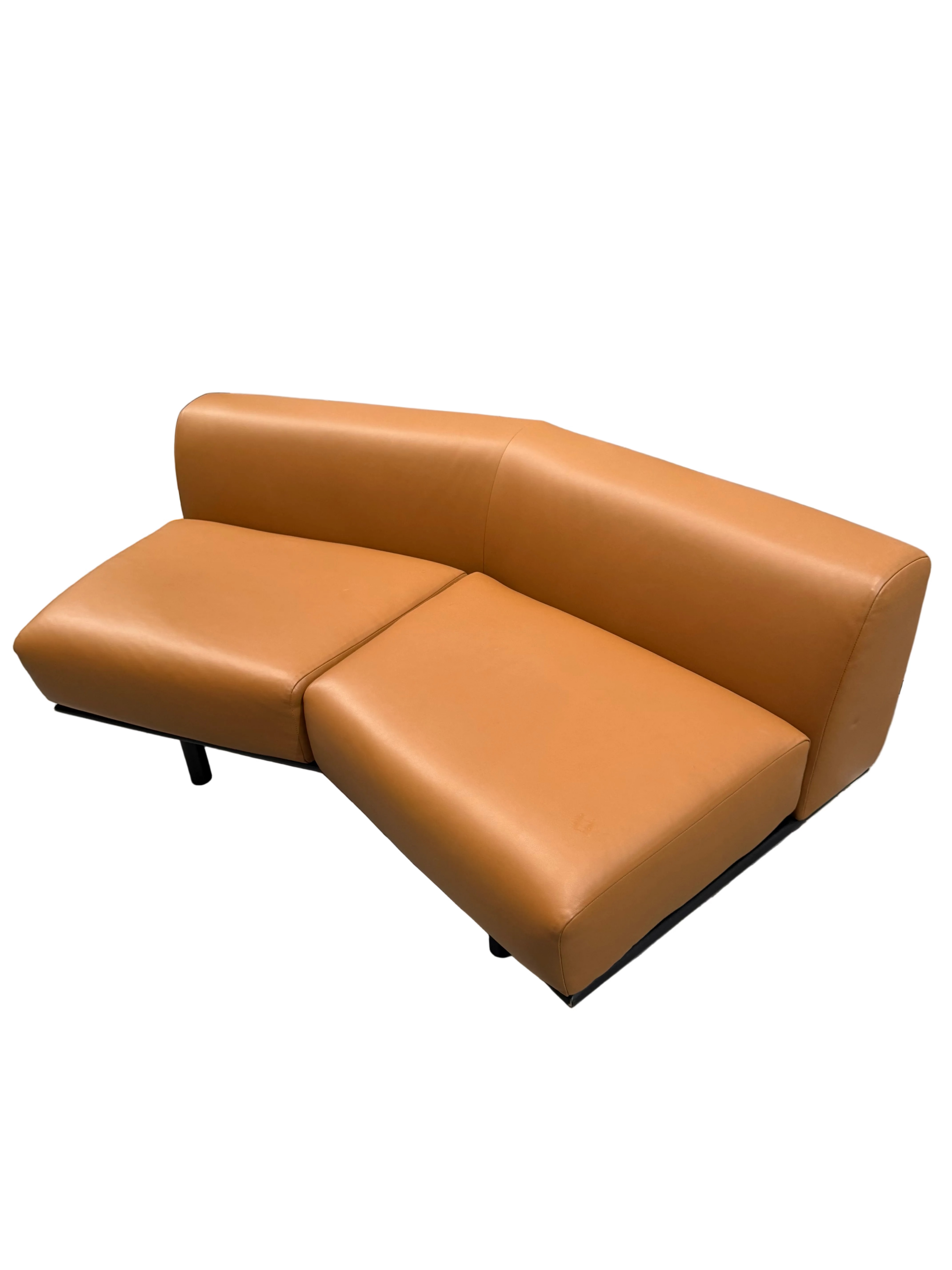 Platforma Modular Lounge by Zenith Tan Leather