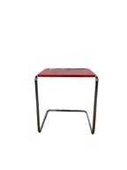 Vintage Red Contemporary Side Table