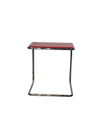 Vintage Red Contemporary Side Table