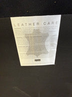 Black Leather King Furniture Sofa