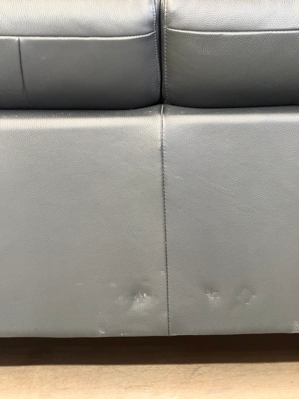 Black Leather King Furniture Sofa