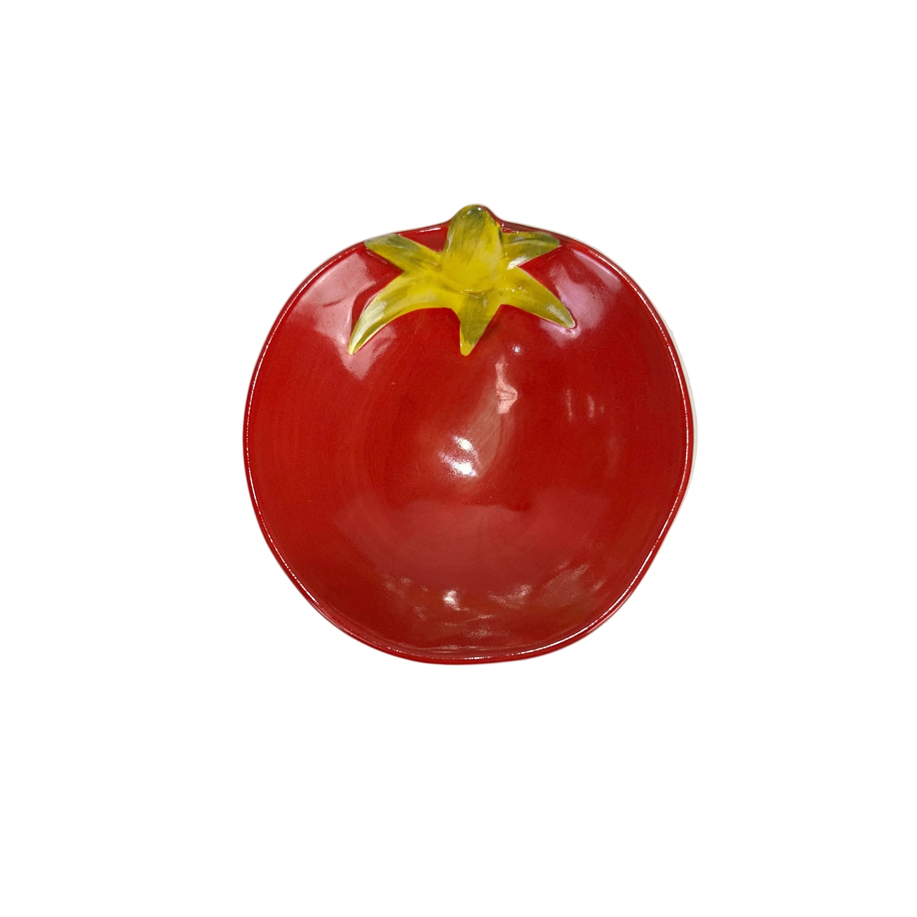 Tomato Shaped Ceramic Dish