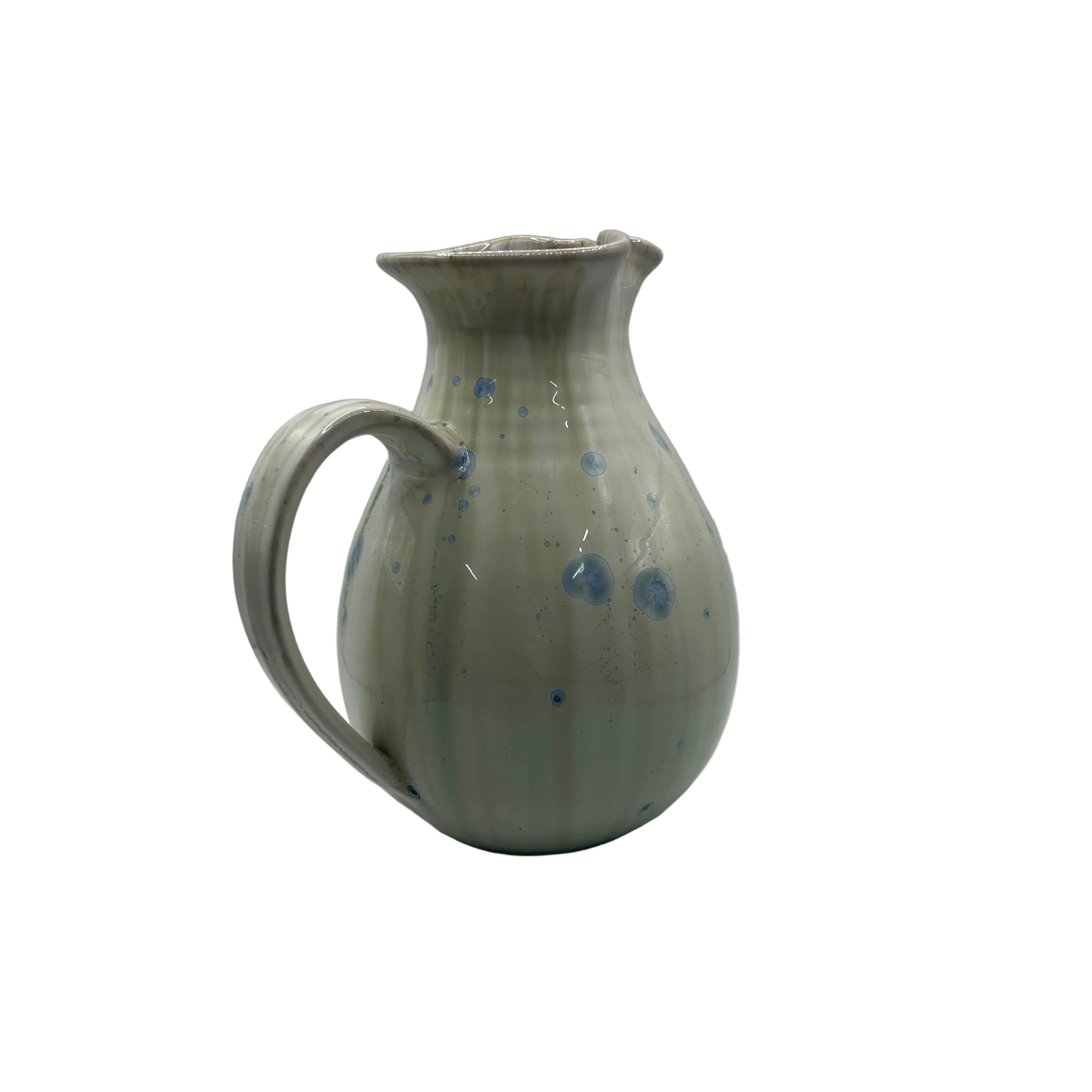 Handcrafted Glazed Ceramic Jug
