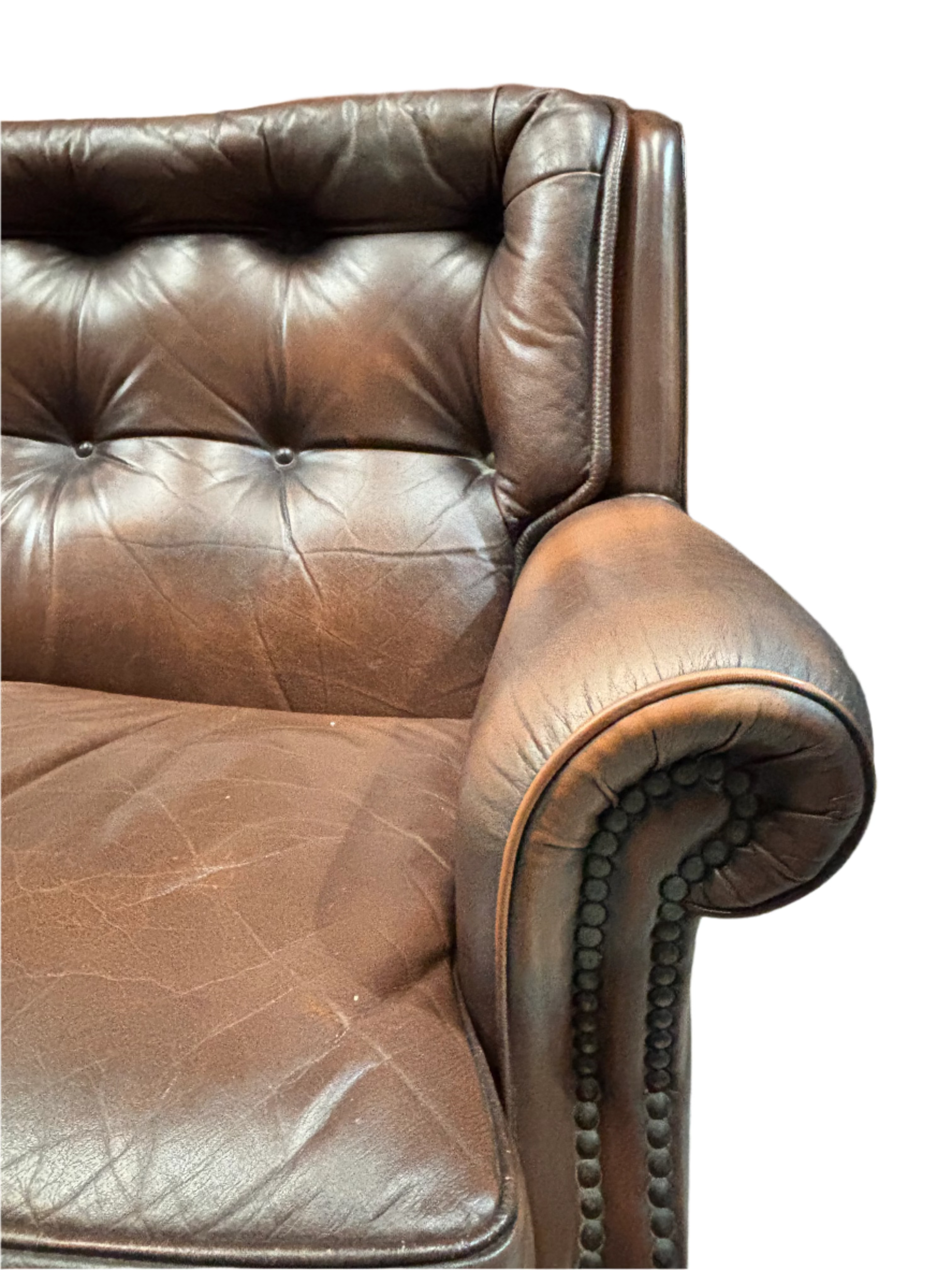 Moran Mid Century Leather Sofa Made in Melbourne