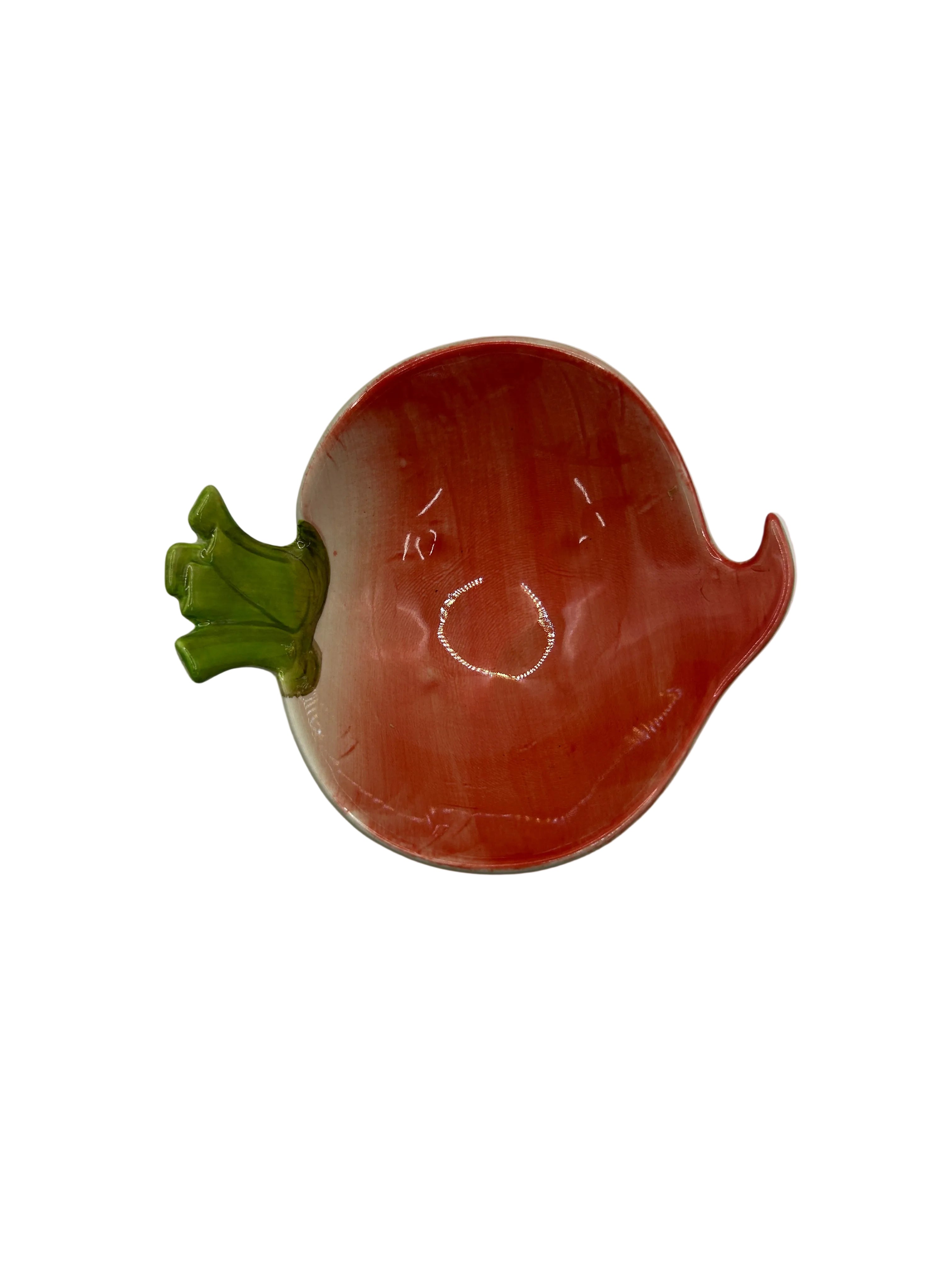 Radish Shaped Ceramic Dish