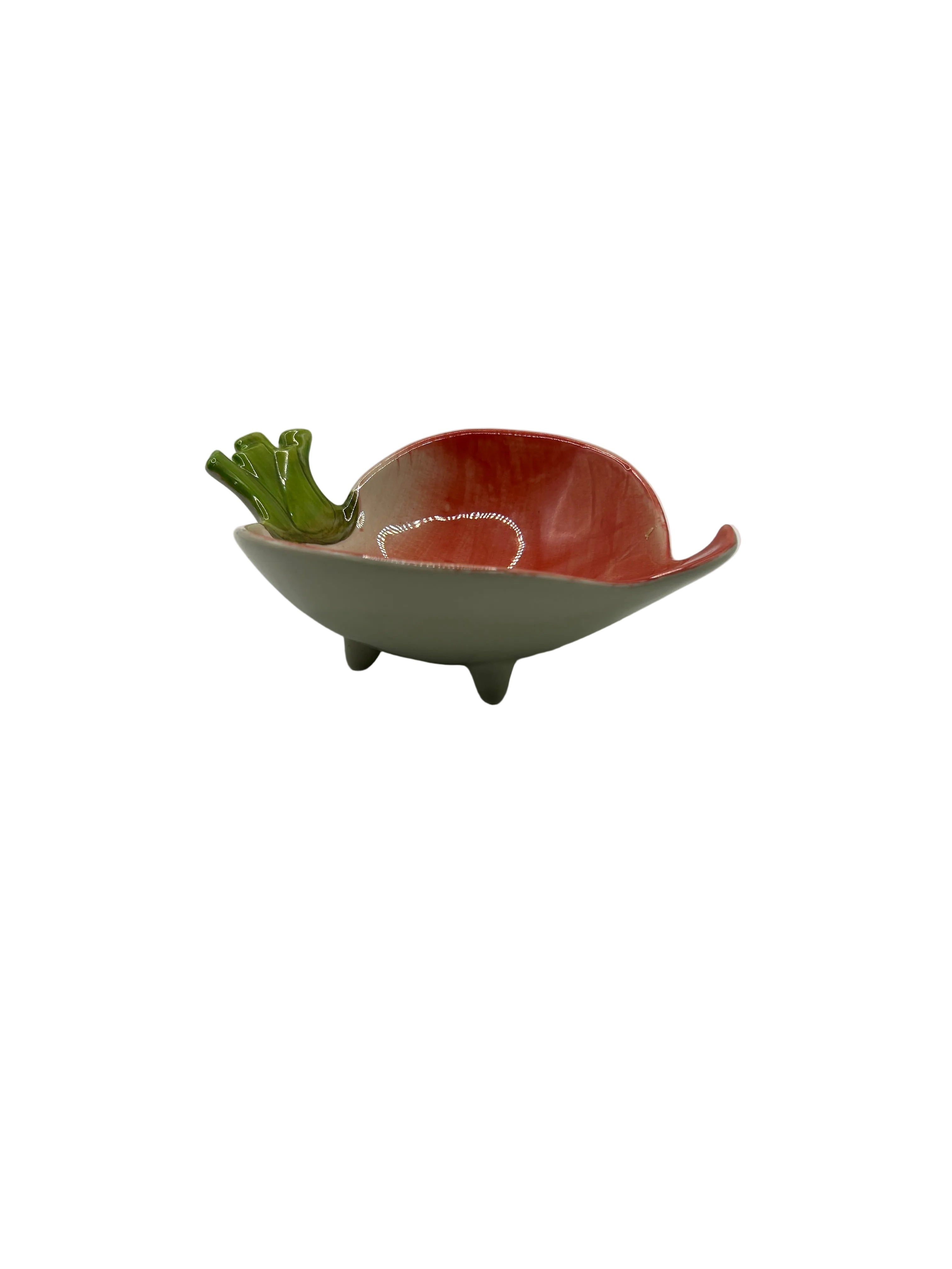 Radish Shaped Ceramic Dish