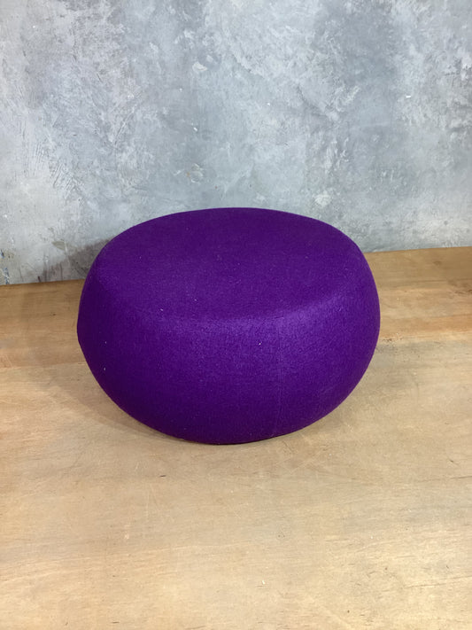 Purple ottoman large size