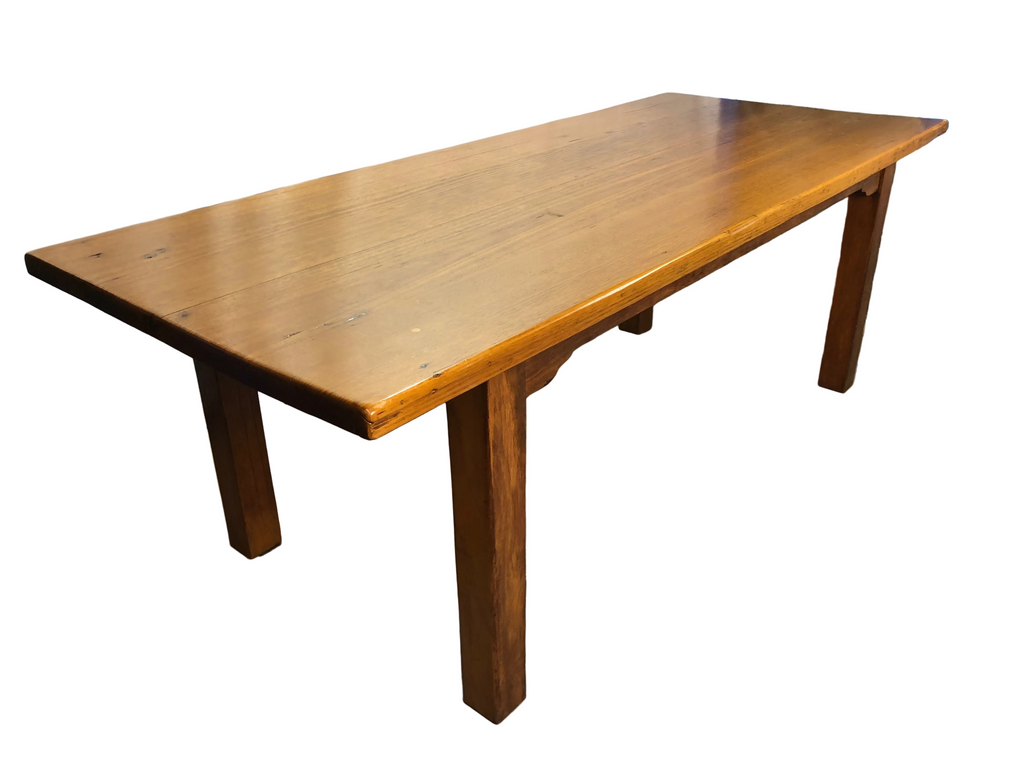 Solid Narrow Timber Dining Table
