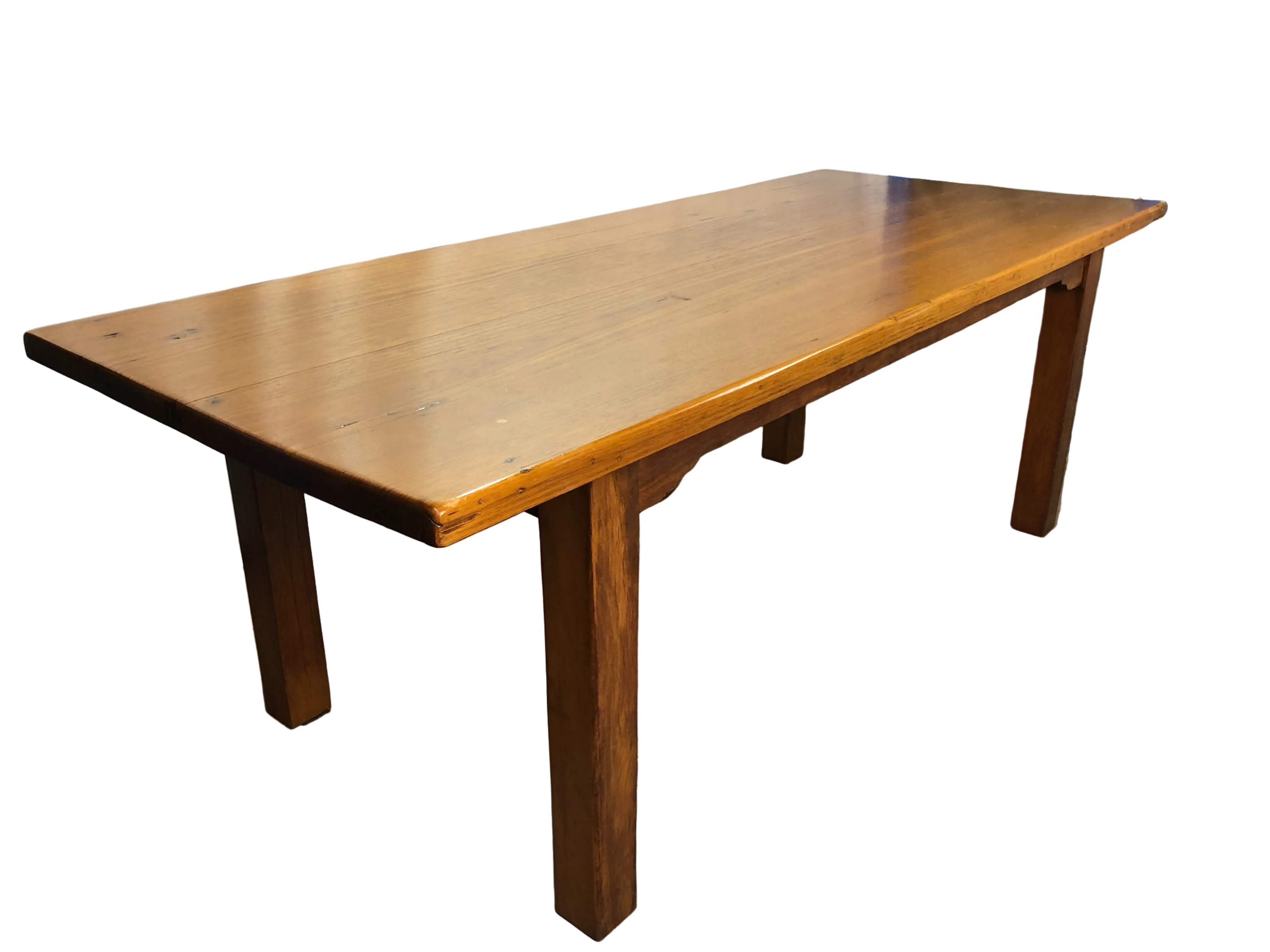 Solid Narrow Timber Dining Table