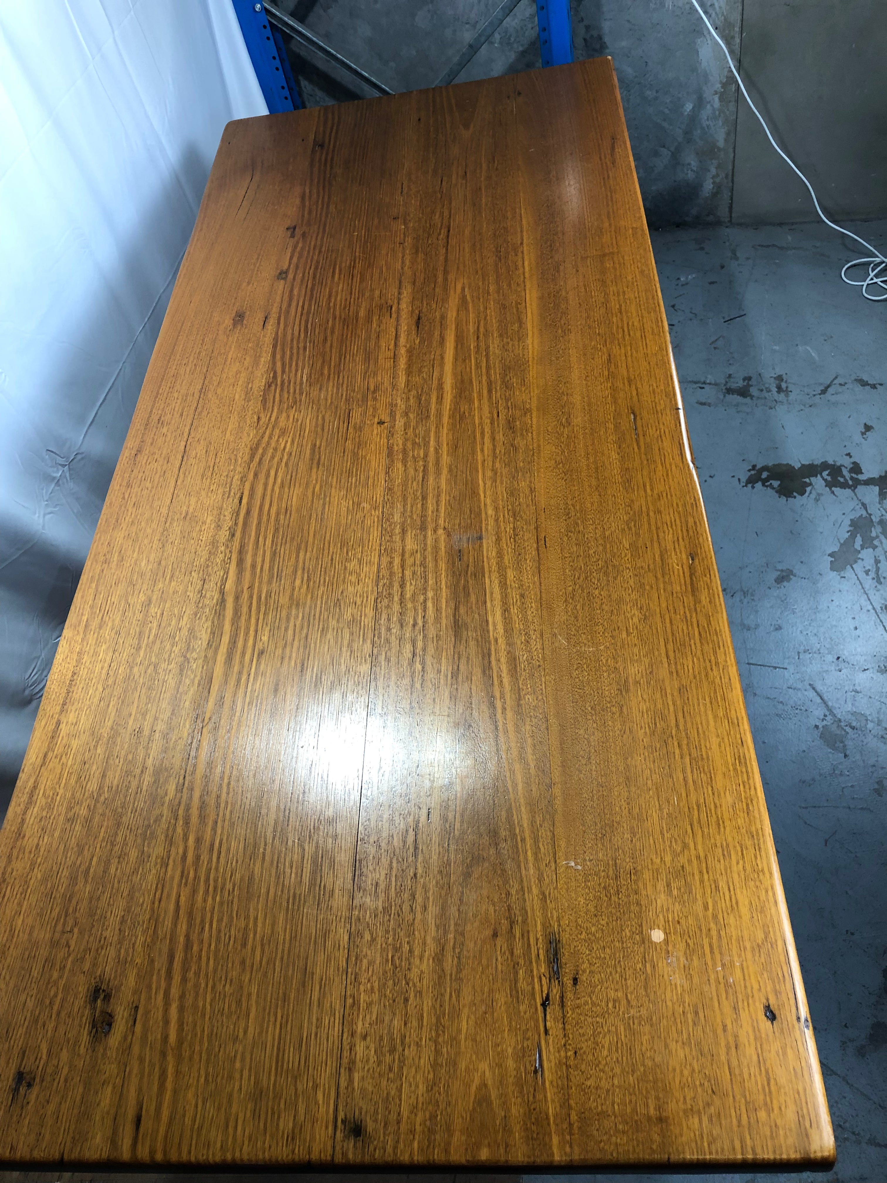 Solid Narrow Timber Dining Table