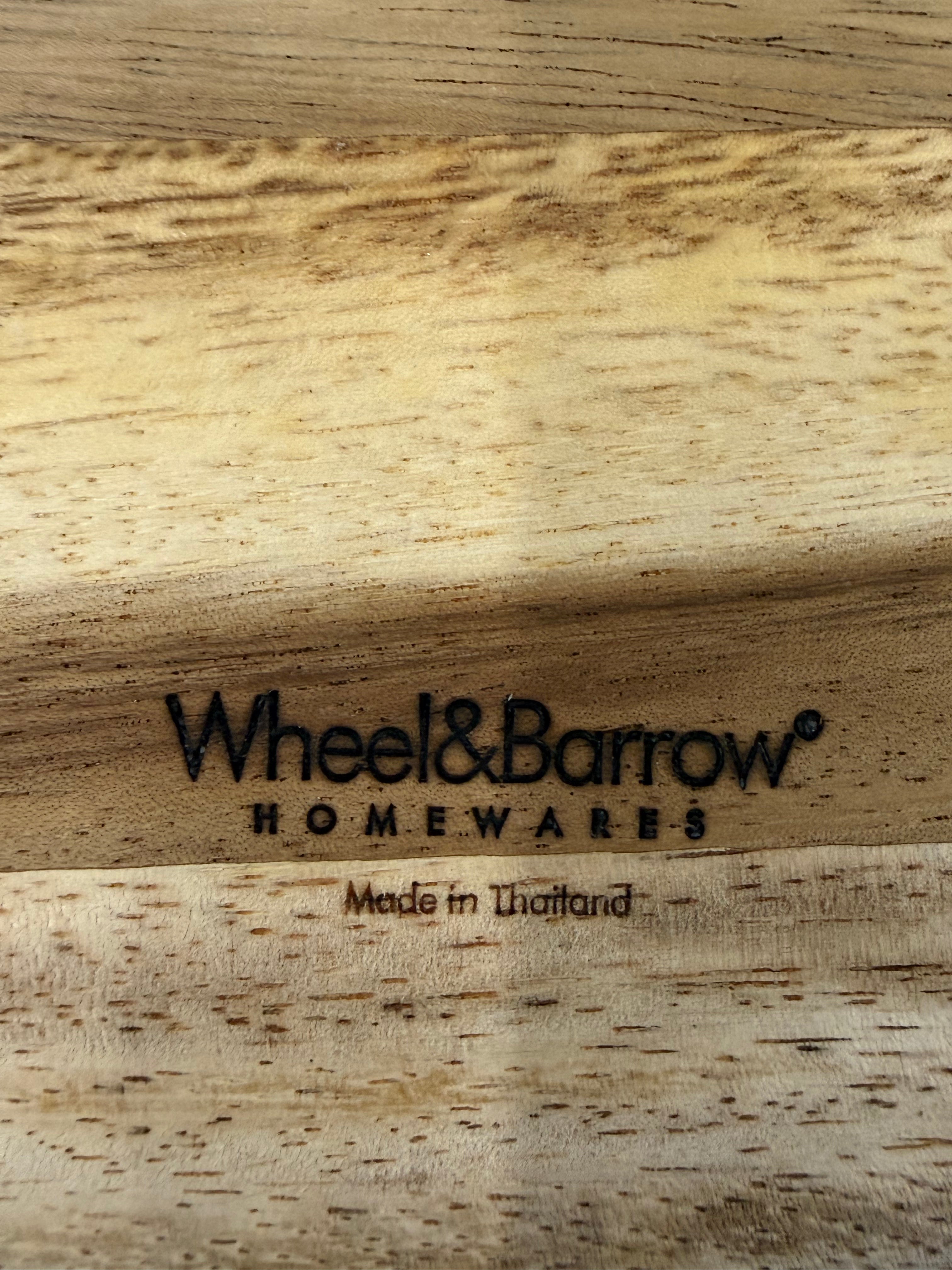 Wheel & Barrow Wooden Board
