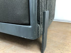 Black outdoor armchair