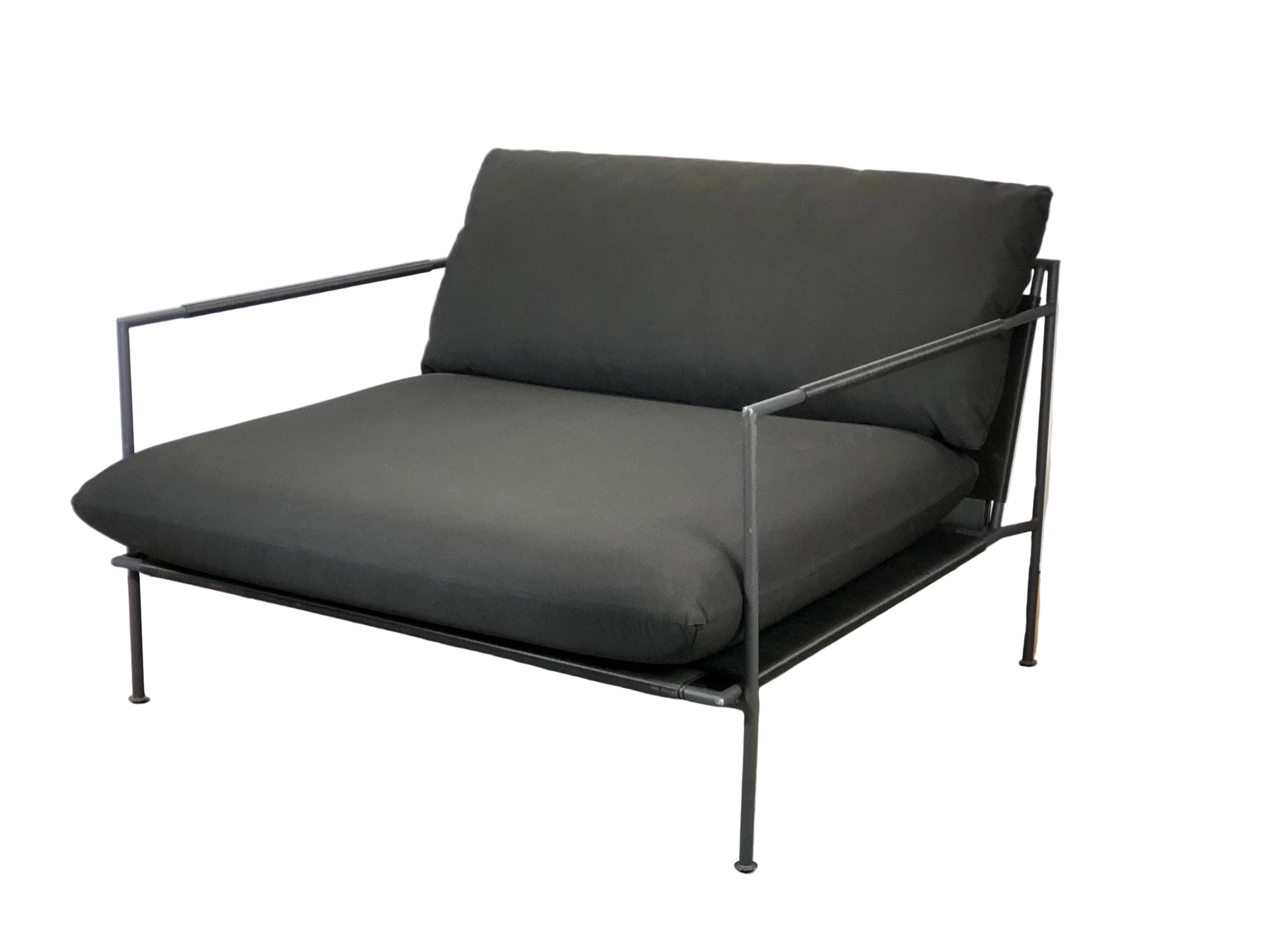 Malmo outdoor Lounge chair Charcoal