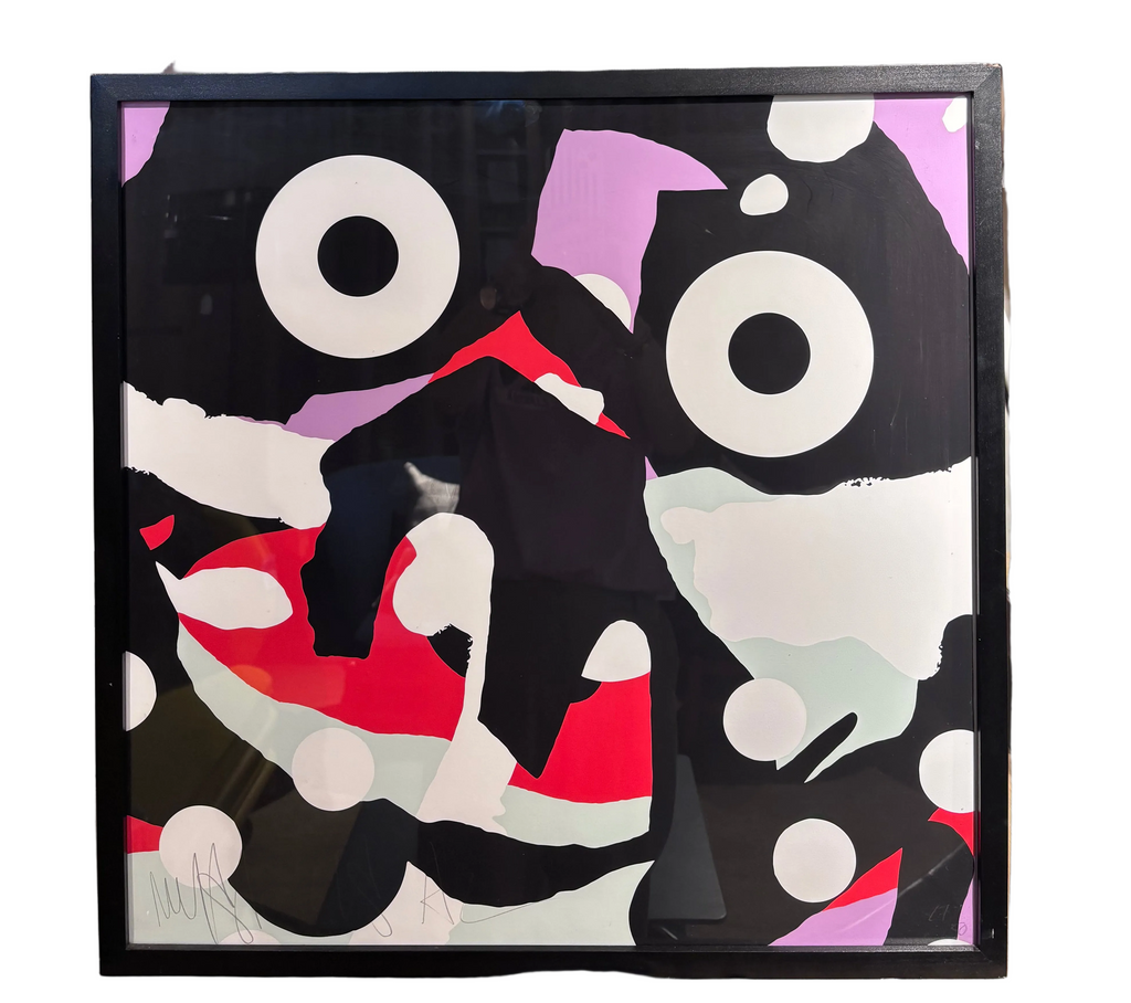 Abstract Purple Mask