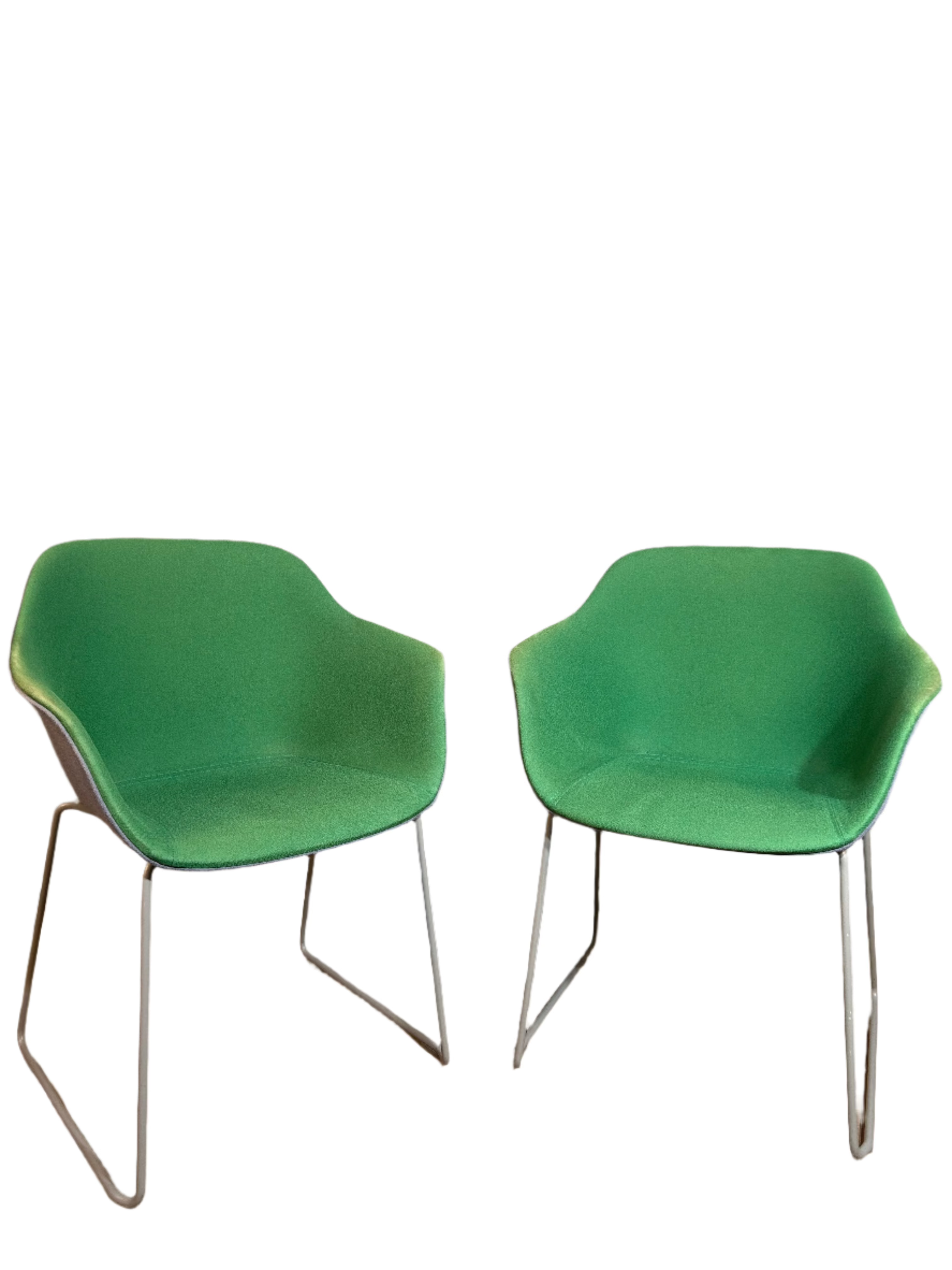JAC Sled Chair Green