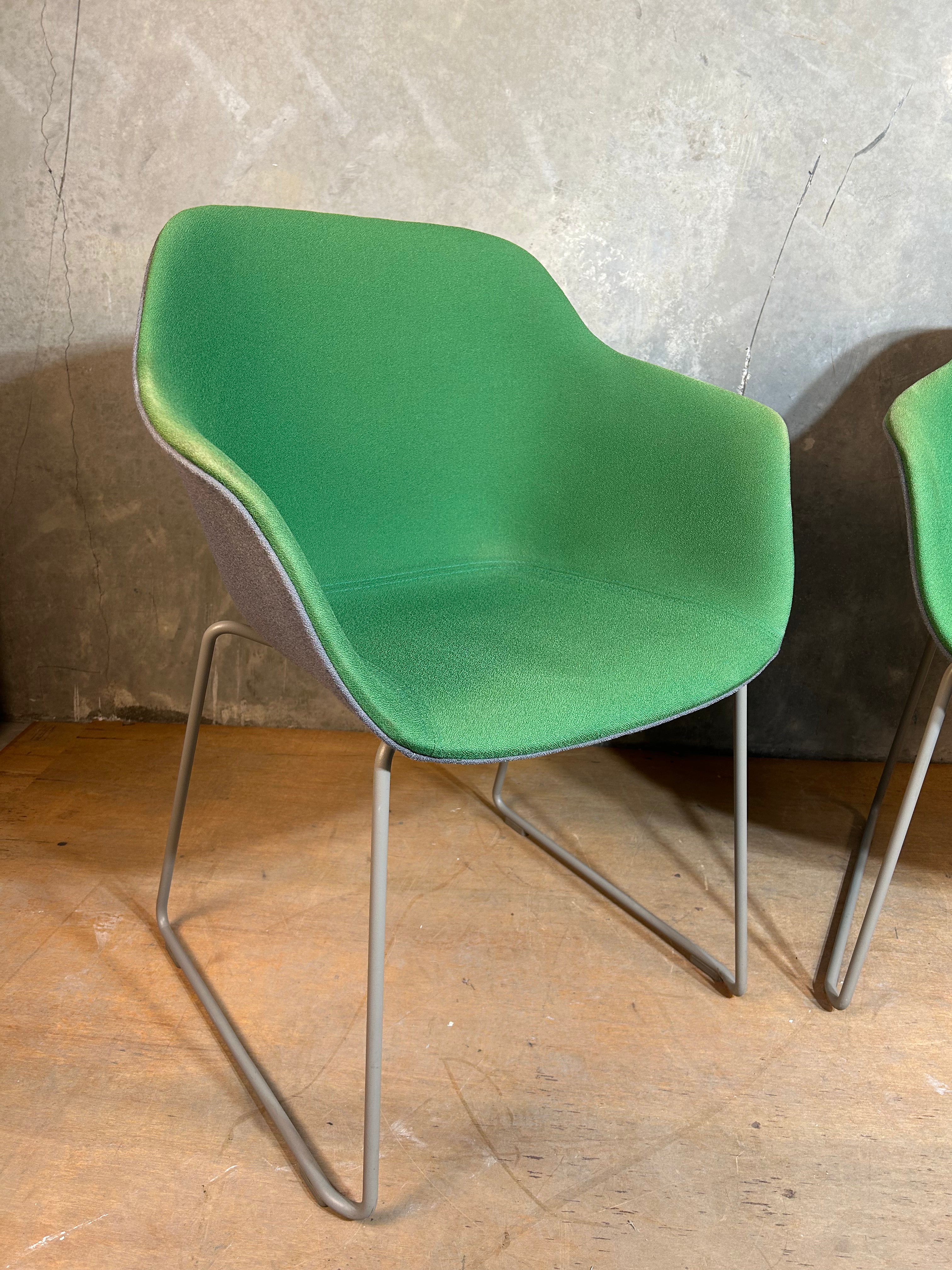JAC Sled Chair Green