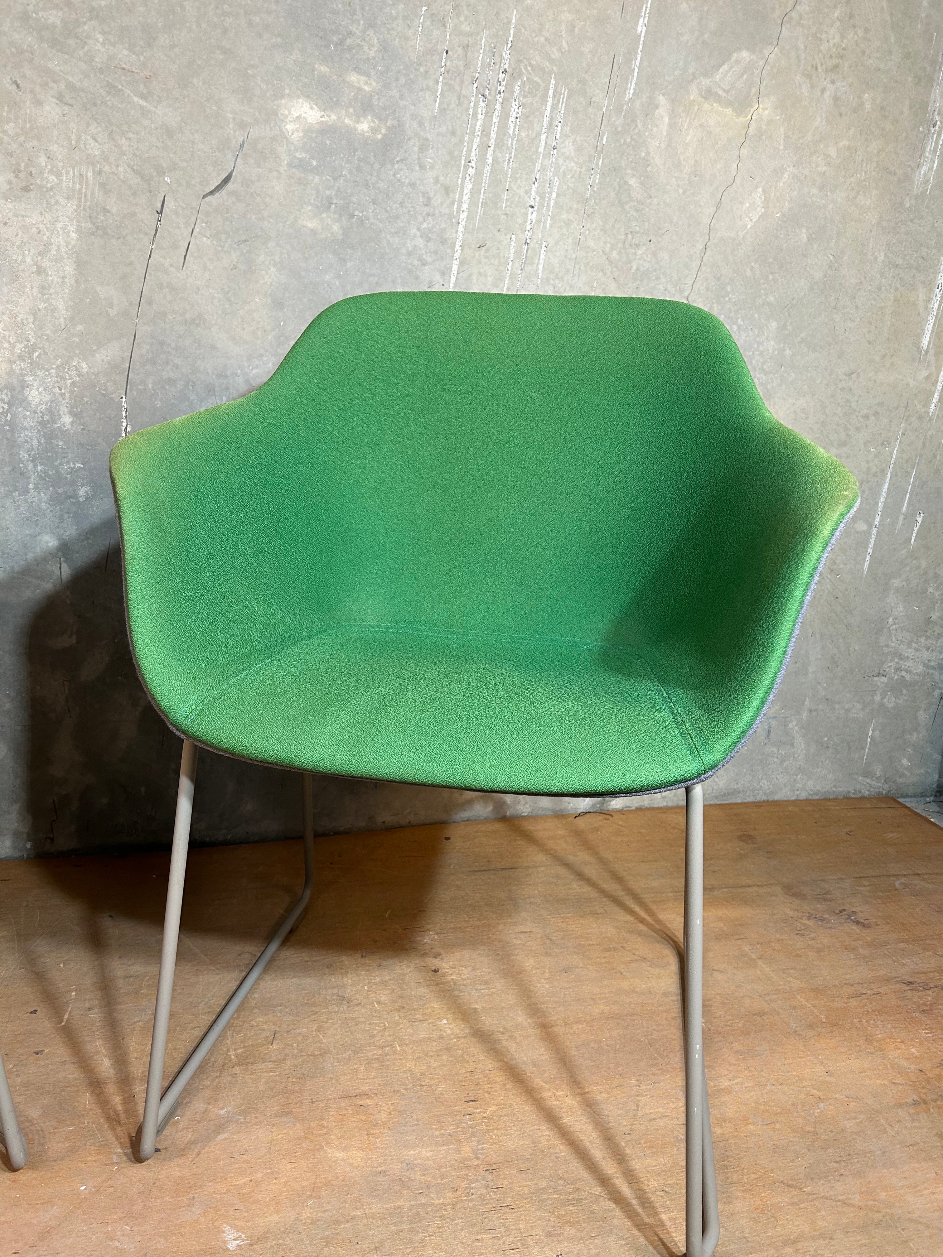 JAC Sled Chair Green