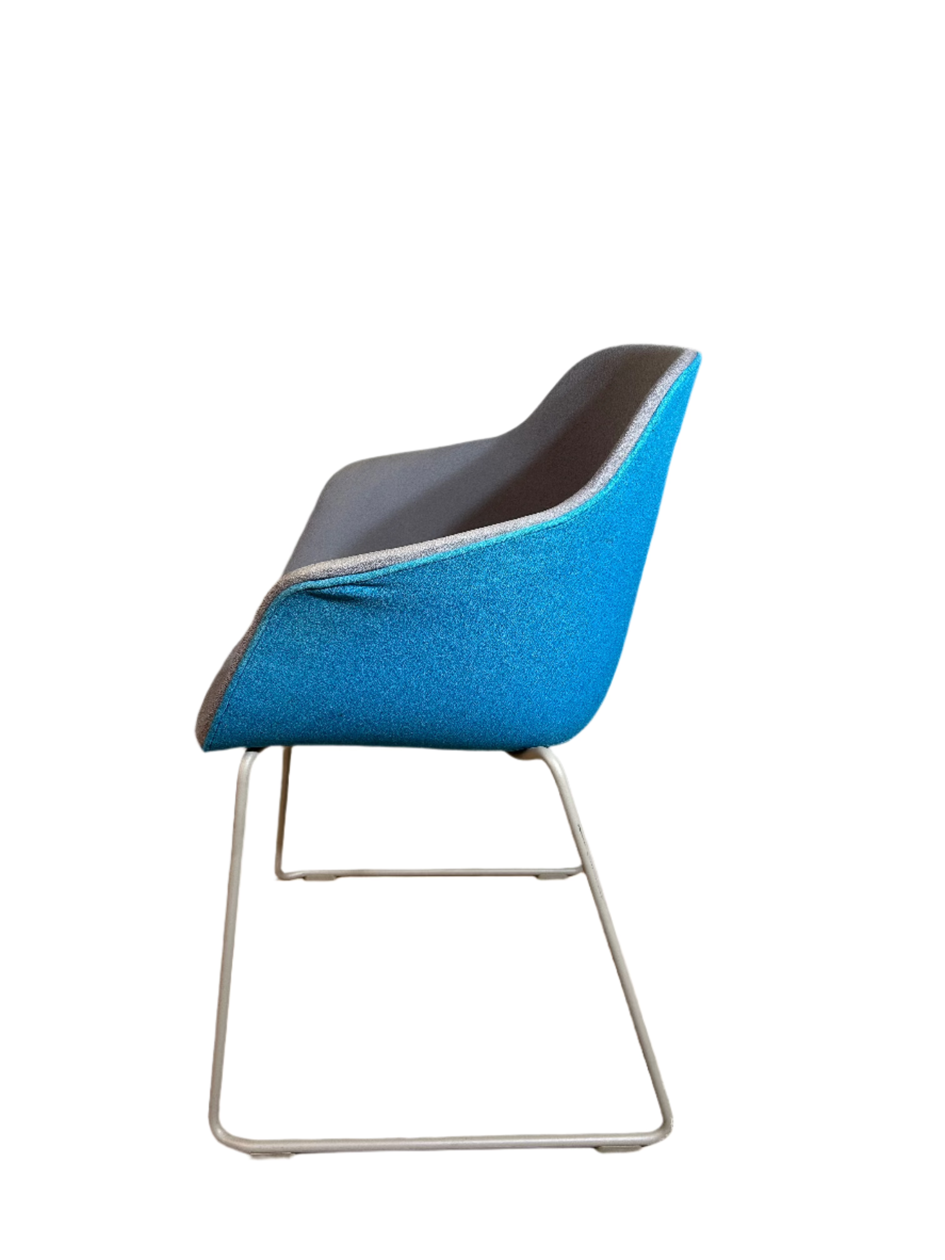 JAC Sled Chair Blue
