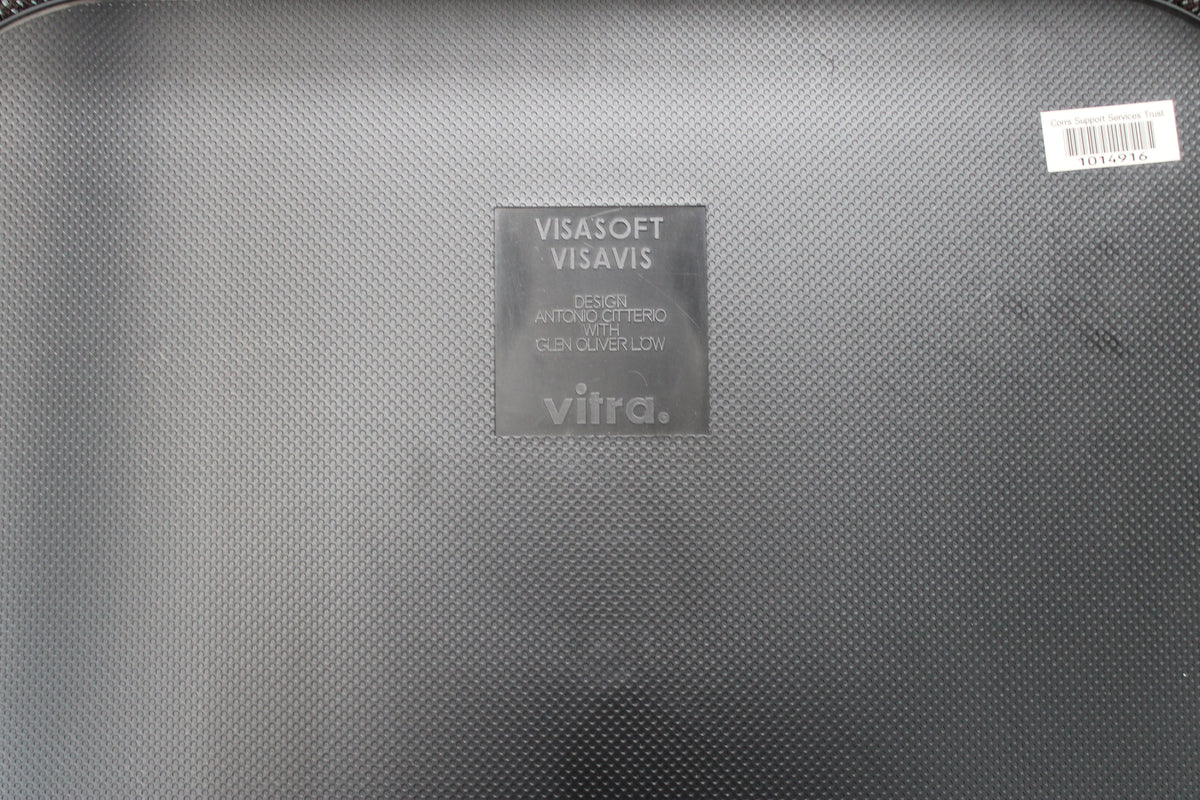 Visavis Meeting Chair, Vitra Dark Grey