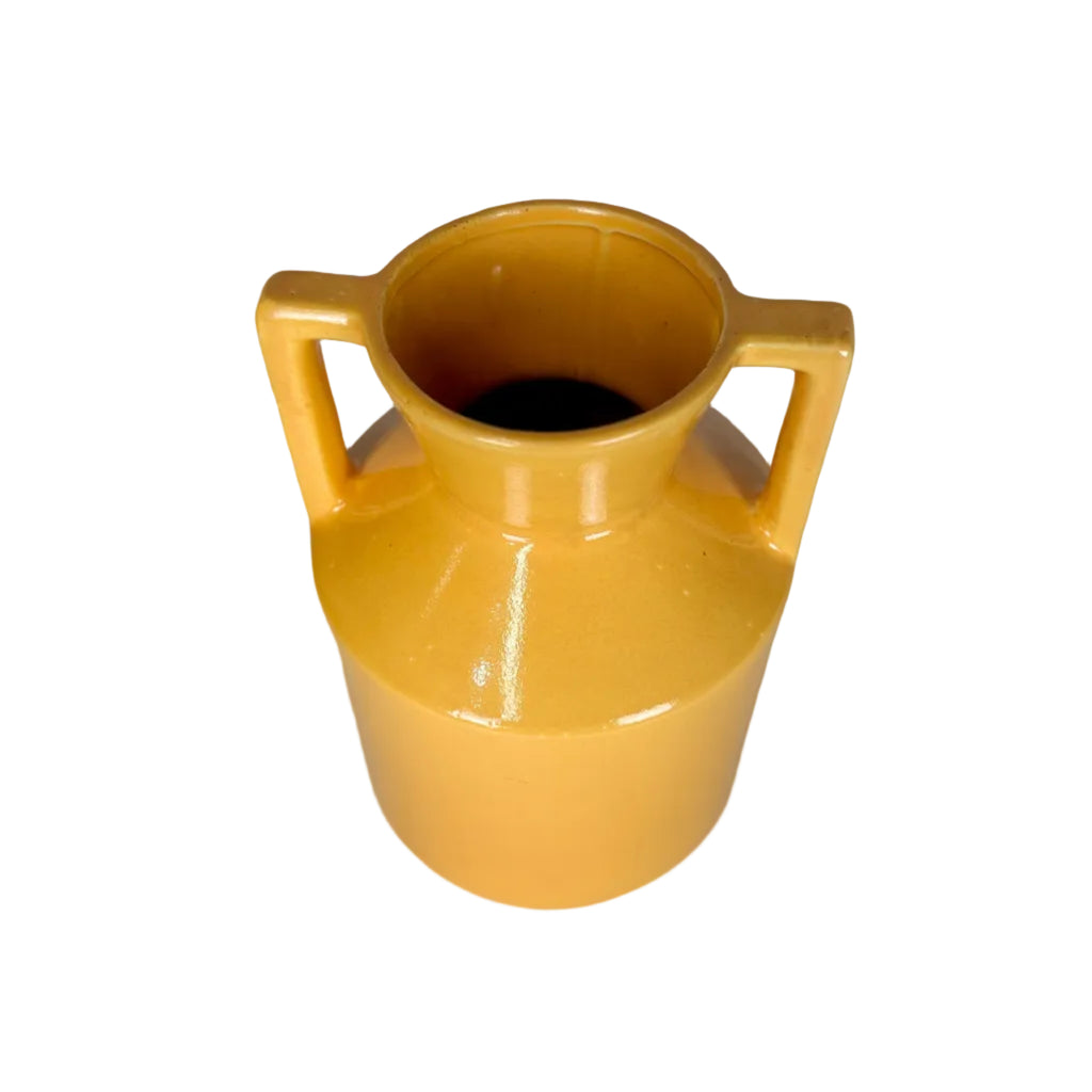 Yellow Large Ceramic Vase