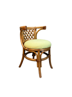Vintage Cane Table and Chair Set