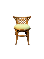 Vintage Cane Table and Chair Set
