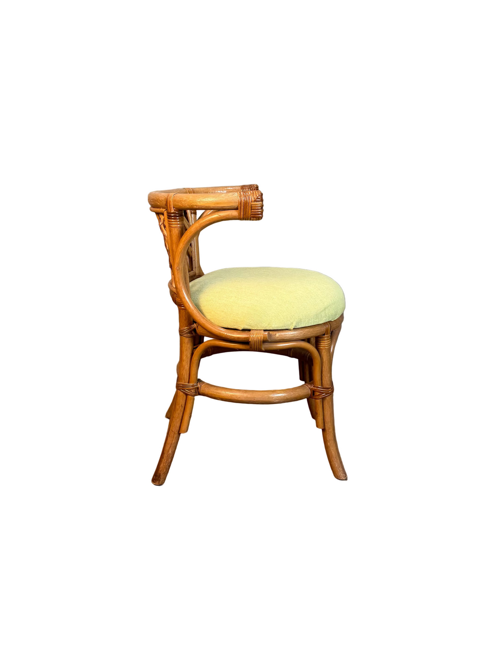 Vintage Cane Table and Chair Set