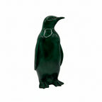 Vintage Glazed Ceramic Penguin Figurine