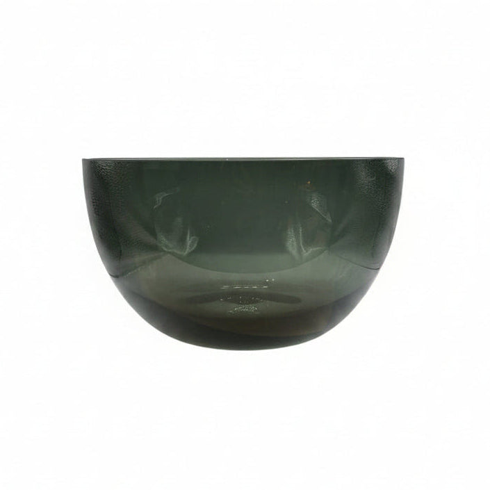 Handblown Cleybergh Belgian Smoked Glass Serving Bowl