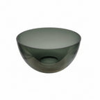Handblown Cleybergh Belgian Smoked Glass Serving Bowl