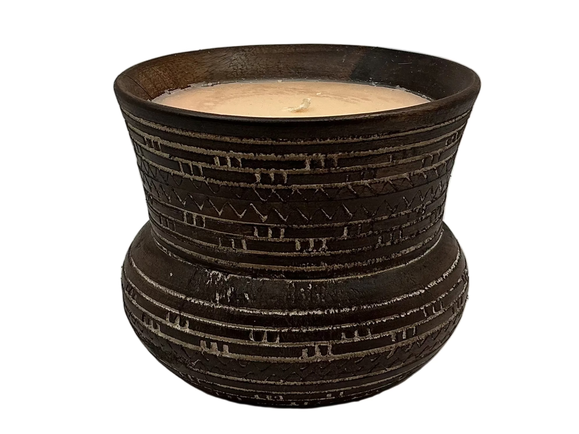 Small Outdoor Wood Candle