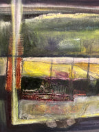 Abstract Landscape Painting By Jill Dunkerton