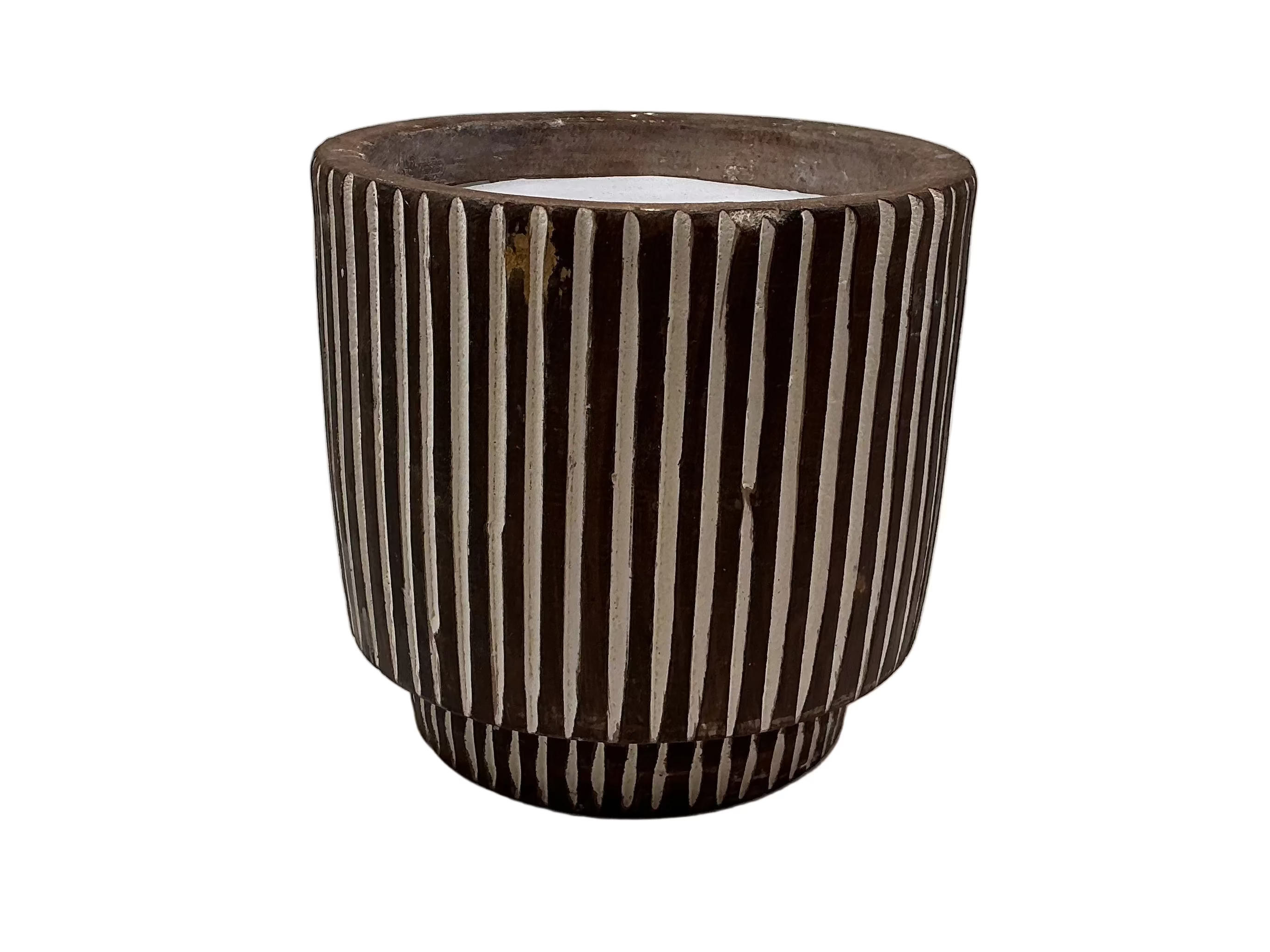 Large Outdoor Wood Candle