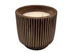 Large Outdoor Wood Candle