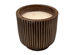 Large Outdoor Wood Candle
