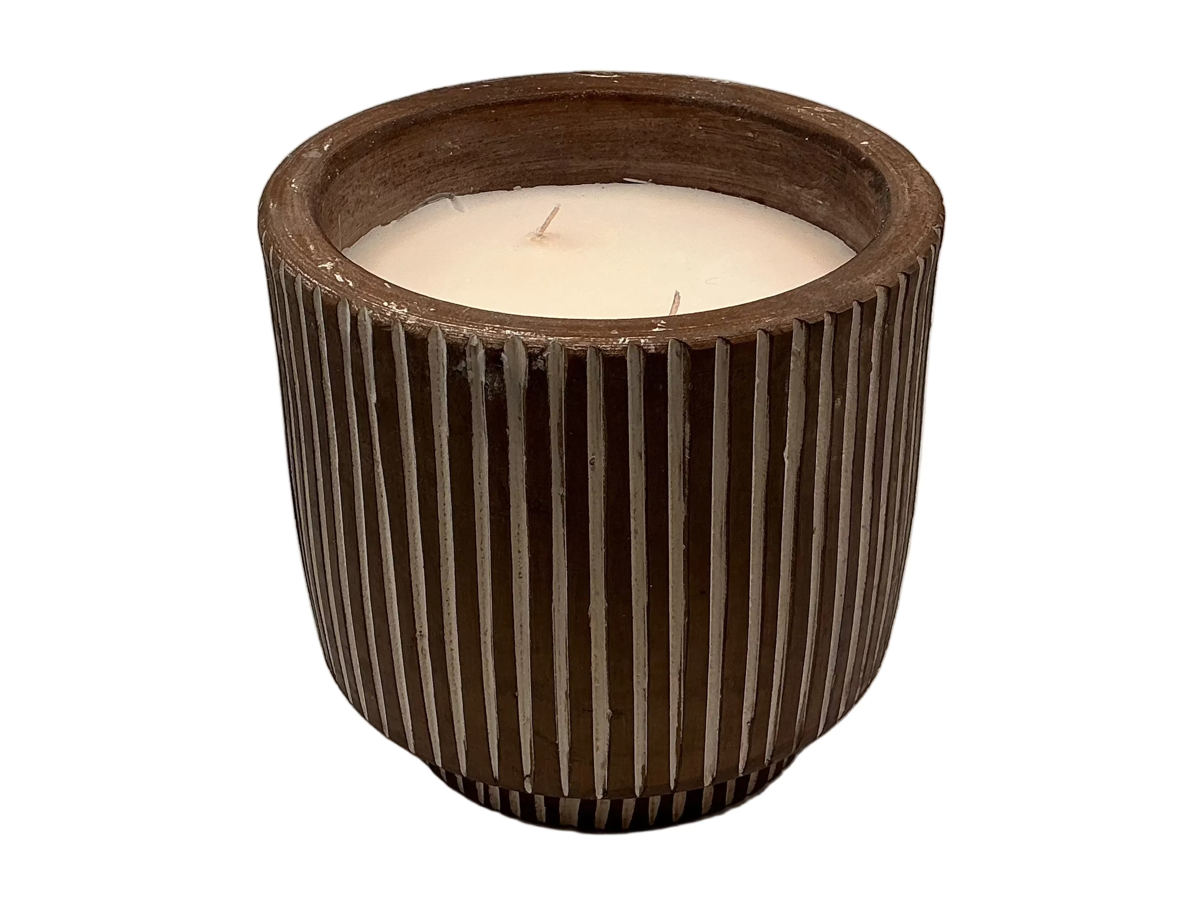 Large Outdoor Wood Candle