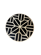 Taj Bone Inlay Geometrical Side Table
