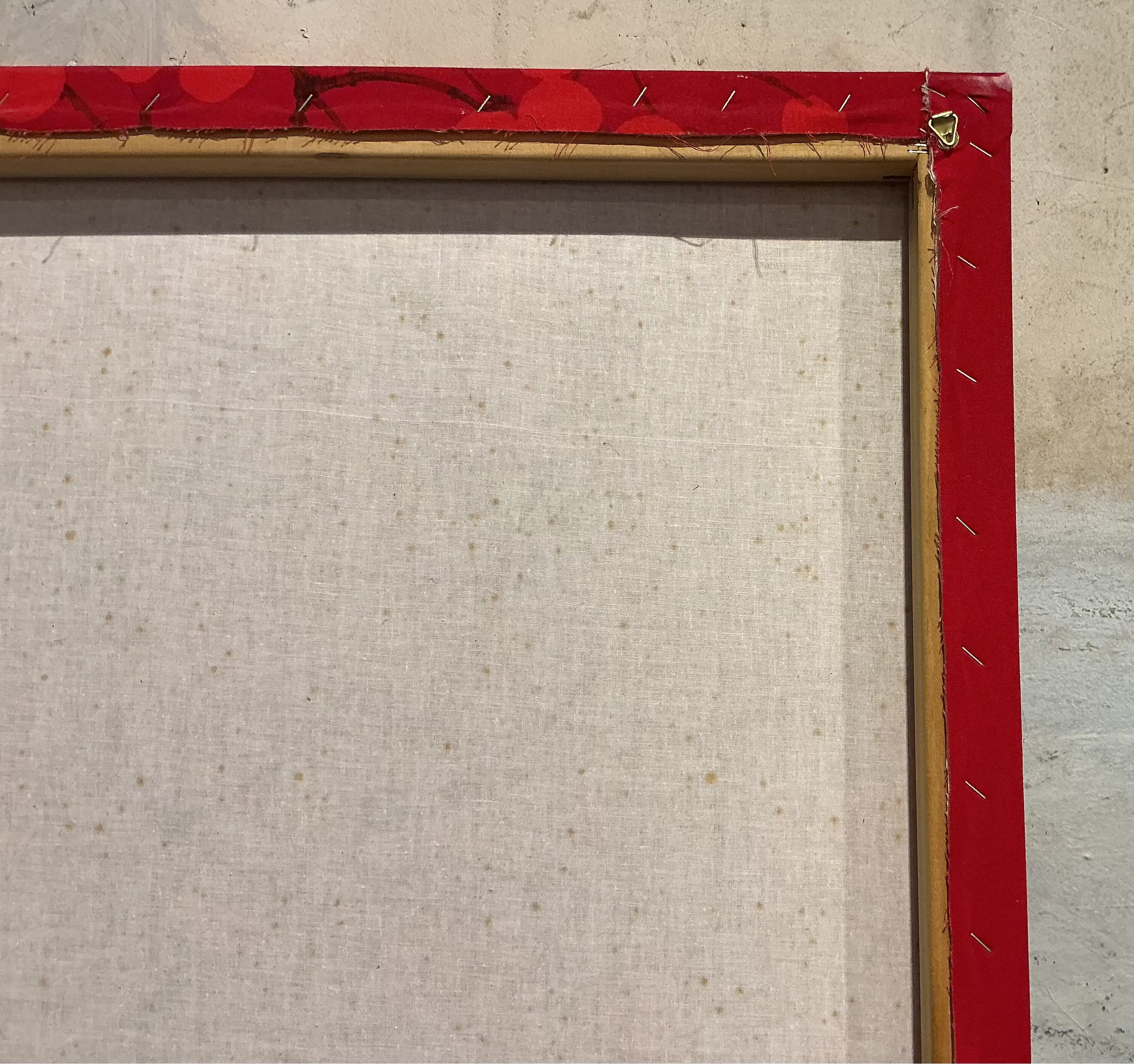 Cherry Blossom Stretched Framed Fabric