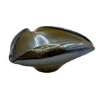 Vintage Metallic Glass Dish