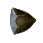 Vintage Metallic Glass Dish