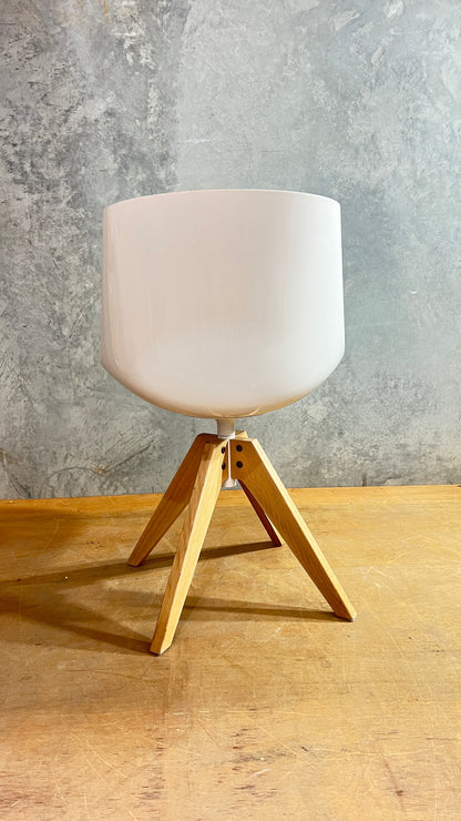 White MDF FLOW chair, made in Italy