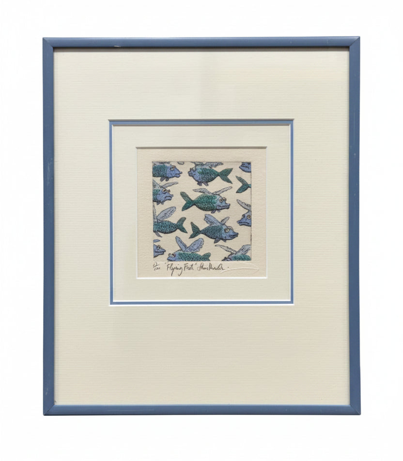 Flying Fish Artwork, By Leon Pericles