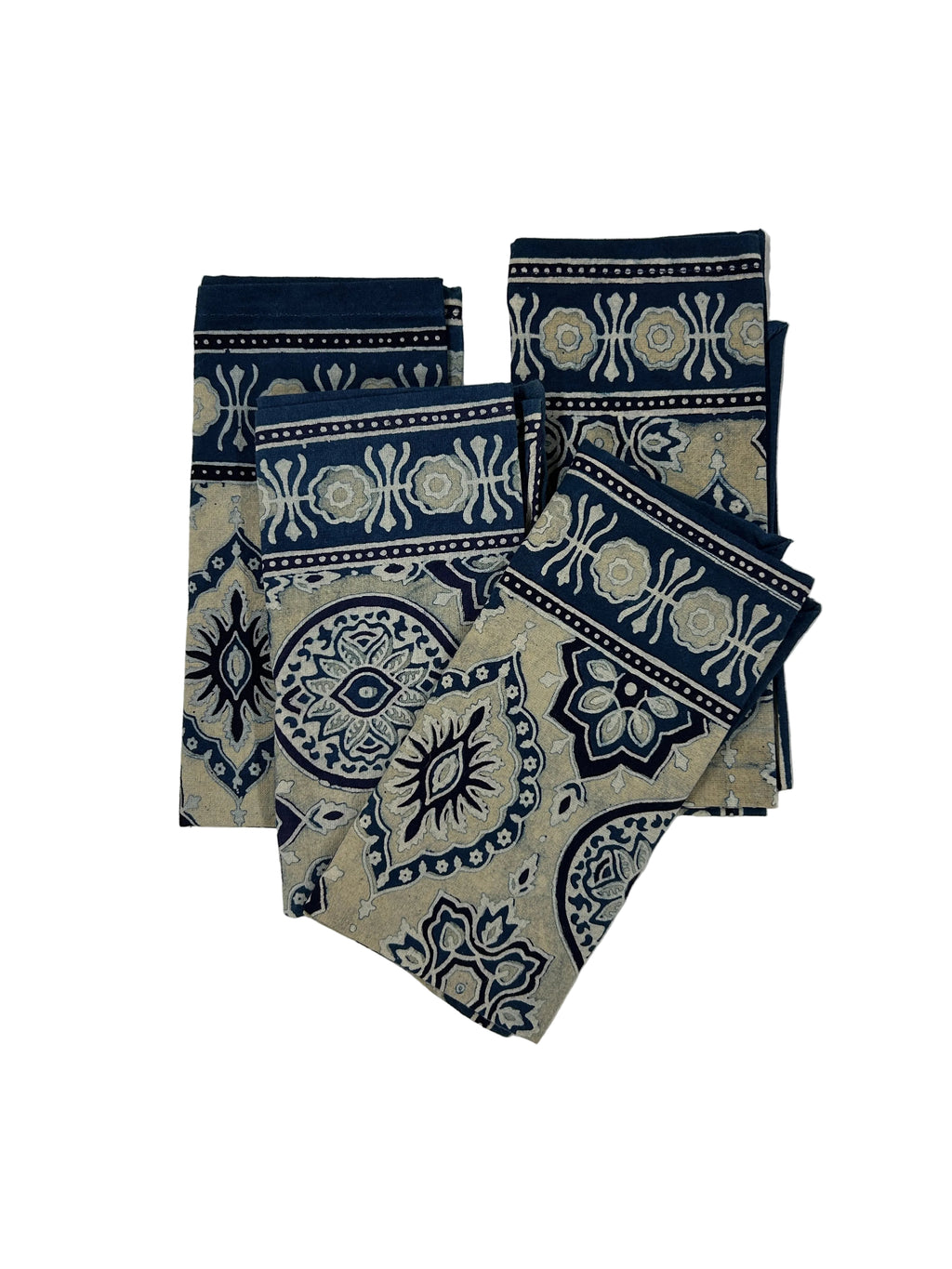 Set of 4 Monte Carlo Serviettes - Dark Blue