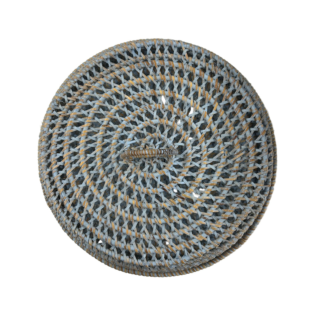 Provence Cane Rattan Round Cloche