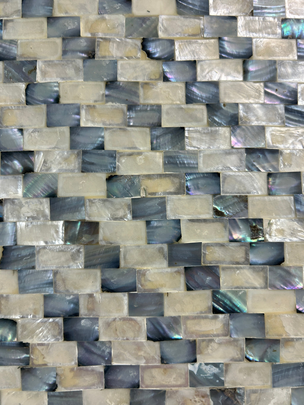 Mother Of Pearl Mosaique Shell Sering Tray